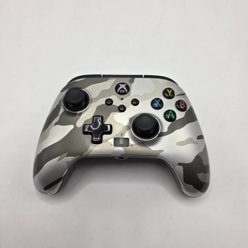 PowerA Wired Controller Xbox Series X S Silver Camo Mappable Buttons Tested‎